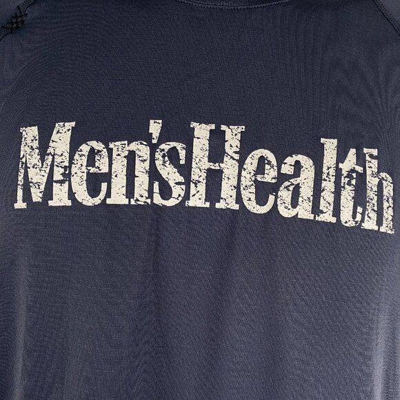 Rhone T-Shirt Tee Small Men's Health Blue Short Sleeve Crewneck TP-2280 - Picture 4 of 9